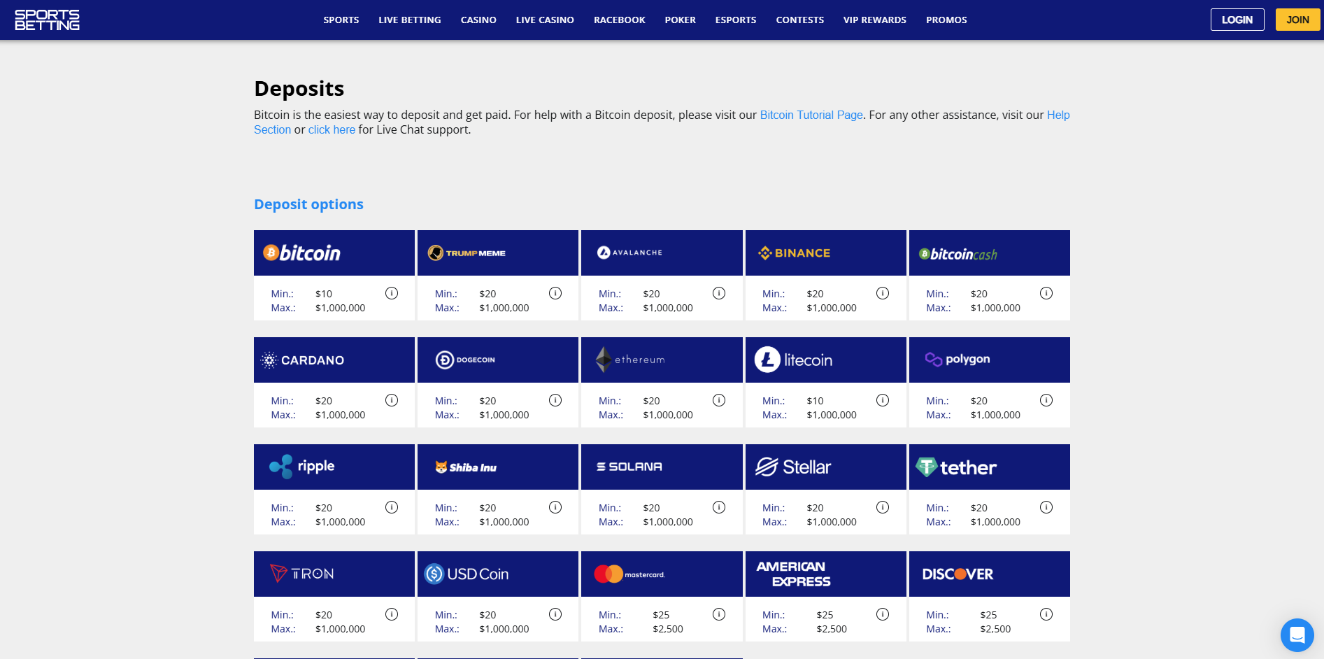 Payment Methods and Withdrawals